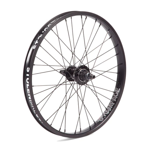 Side view of the Stolen Rampage Freecoaster wheel