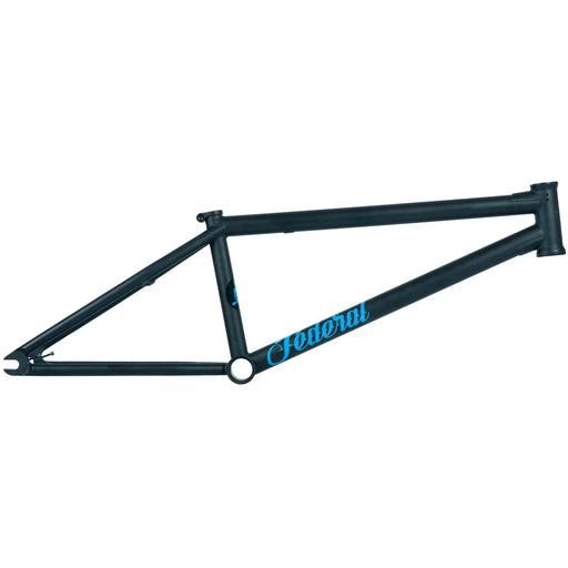 Side view of the federal lacey frame in black, federal framme, bmx street frame, bmx frame