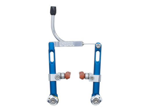 front view of motlite calipers in blue