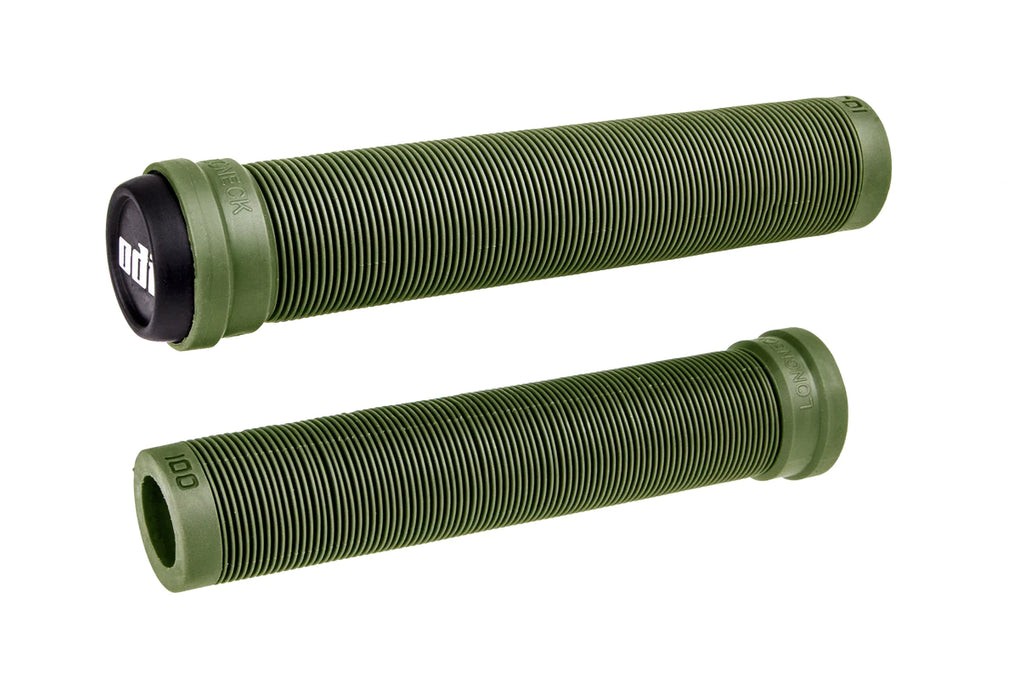 front view of odi longneck slx grips in green