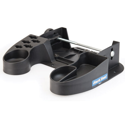 front and side view of the Park Tool TS-2.2 Professional Truing stand base