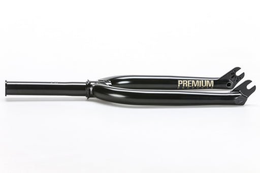 Side view of the Premium PP CK Forks in black, bmx forks