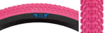 side view of se cub tire in pink black