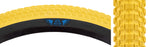 side view of se cub tire in yellow black