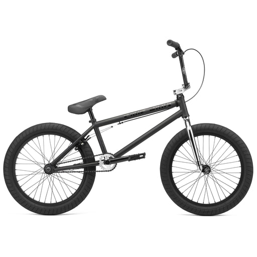side view of the kink launch bmx bike in Matte Black