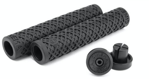 Top view of the Cinema Interlace grips in black