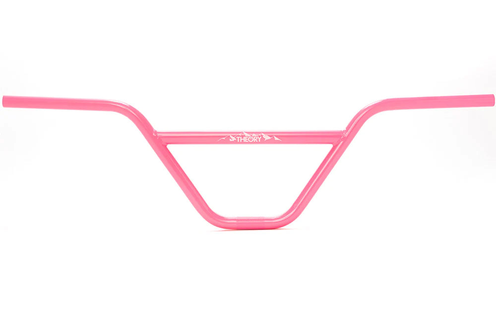 front view of the Theory Adirondack bars in pink