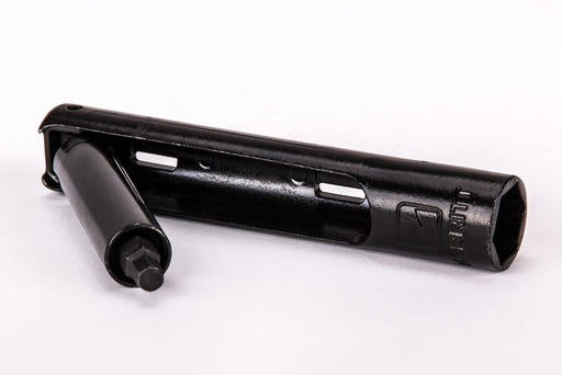 complete view of the Merritt Tirfecta multi-tool in black, bike multitool, bicycle multi tool, mountain bike multi tool