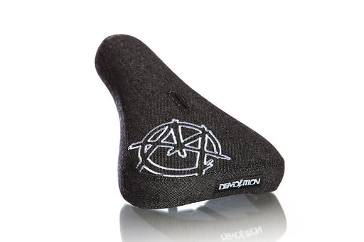 top view of the markit x demolition seat in black white