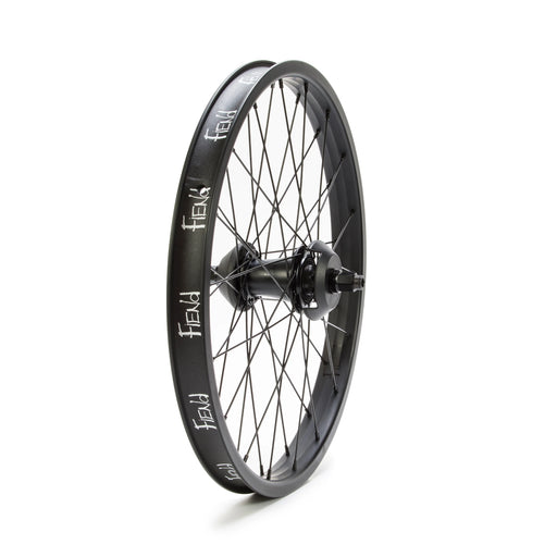 Side view of the Fiend Cab V2 Freecoaster rear wheel in black