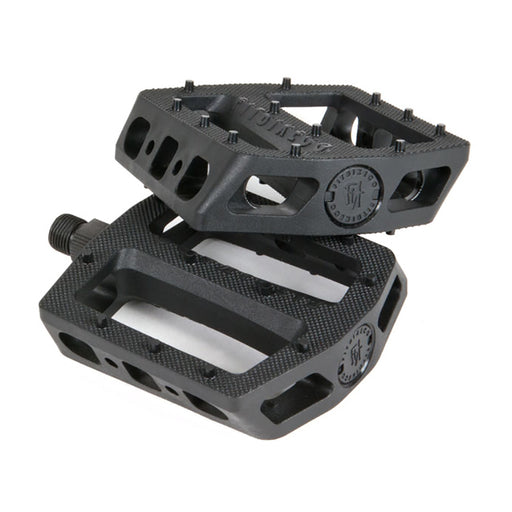 Top view of the fitbikeco PC Pedals in black