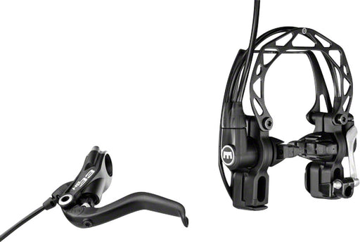 Complete view of the Magura HS33 brake and lever in black