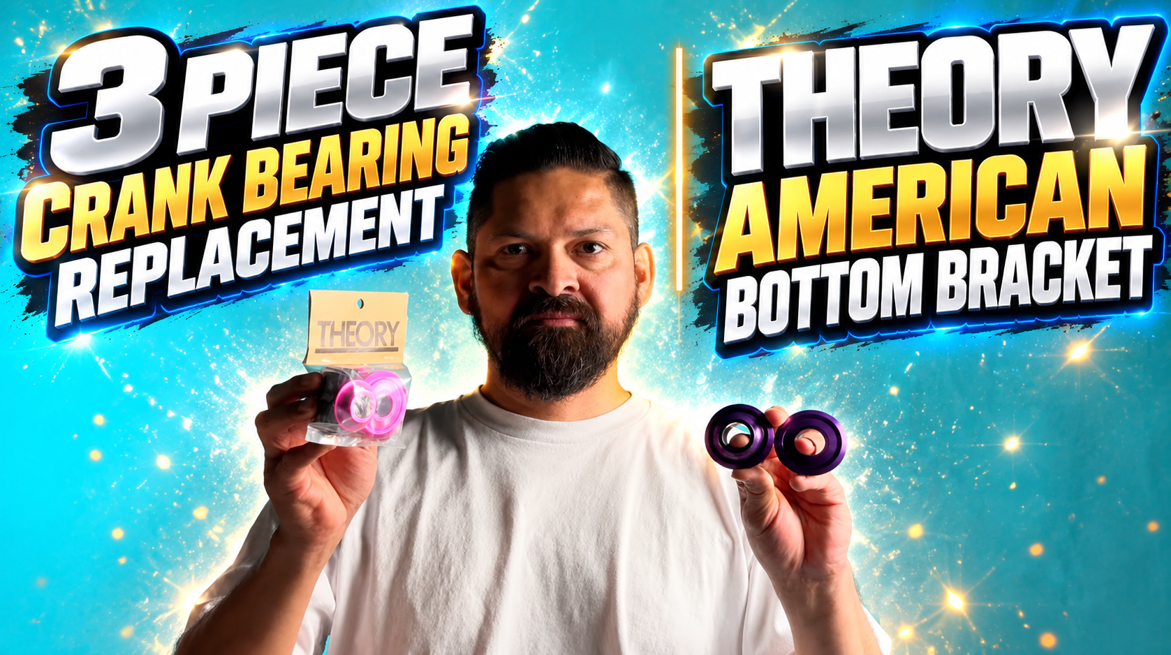 Theory American Bottom Bracket for 3 piece BMX crank bearing replacement