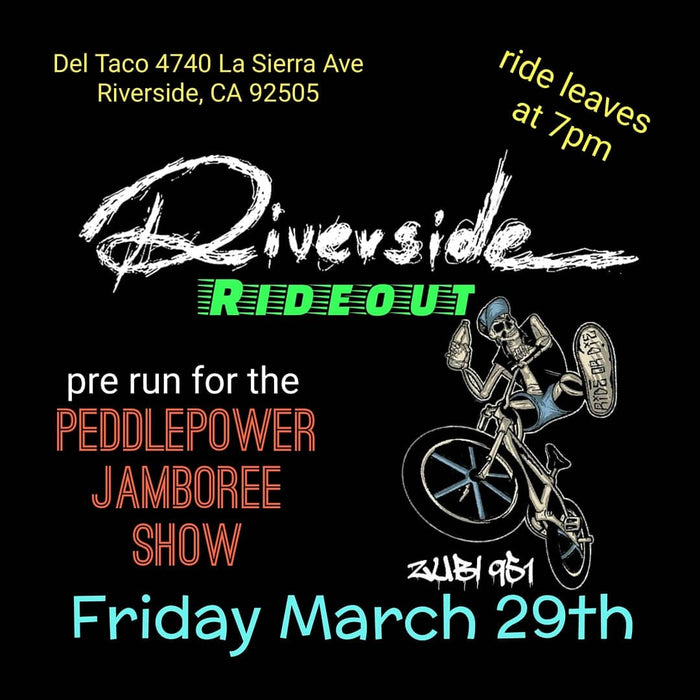 Riverside Ride out Friday March 29th, 2019 at 7pm