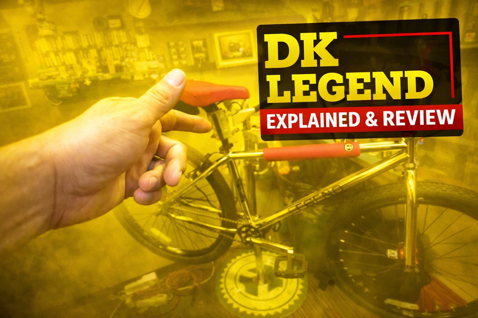26" DK Legend explained & review video, Chrome adult bmx bike for sale