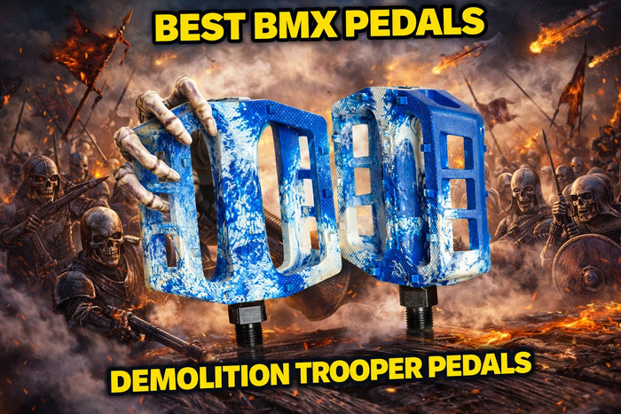 Best BMX freestyle pedals Demolition Trooper review image