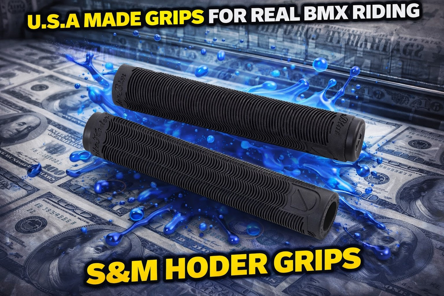 Best USA made BMX grips S&M Hoder review