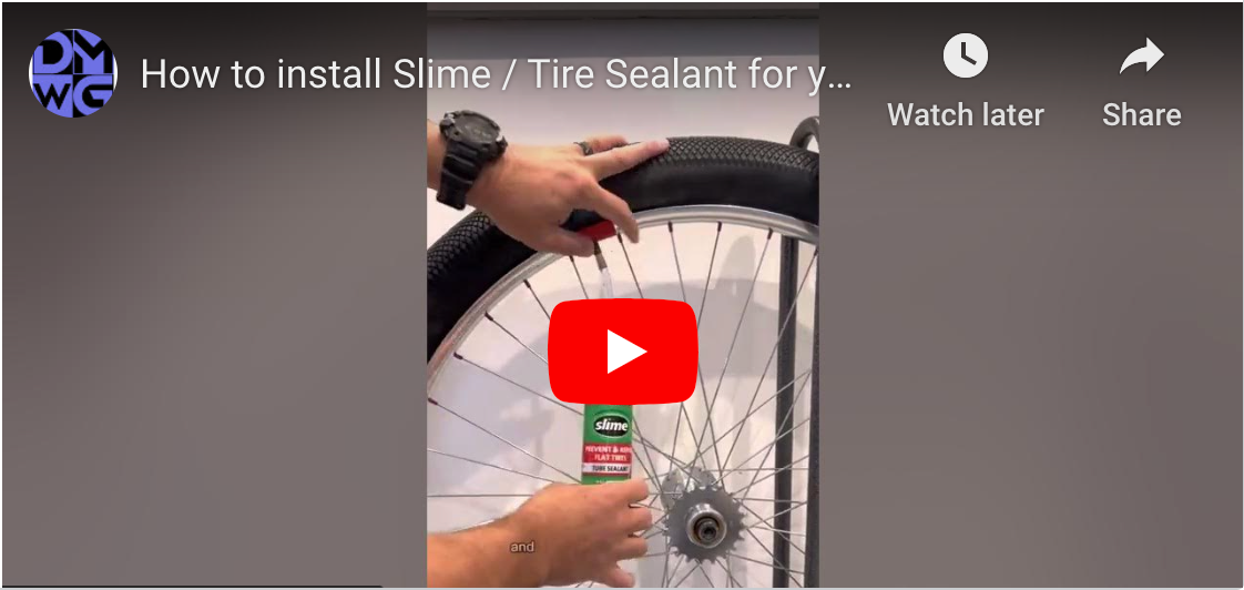 how to install slime tire sealant into a bike car truck wheel barrel with ease easy way to install slime cleanest way to install slime