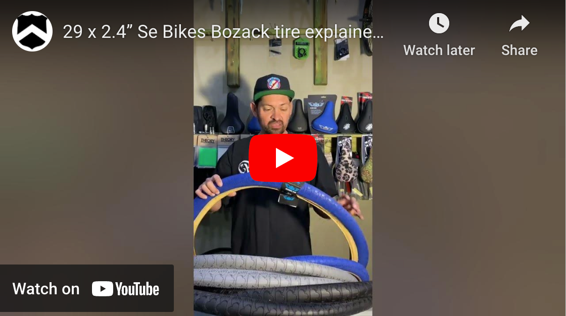 SE Bikes Bozack tire | Explained & Review