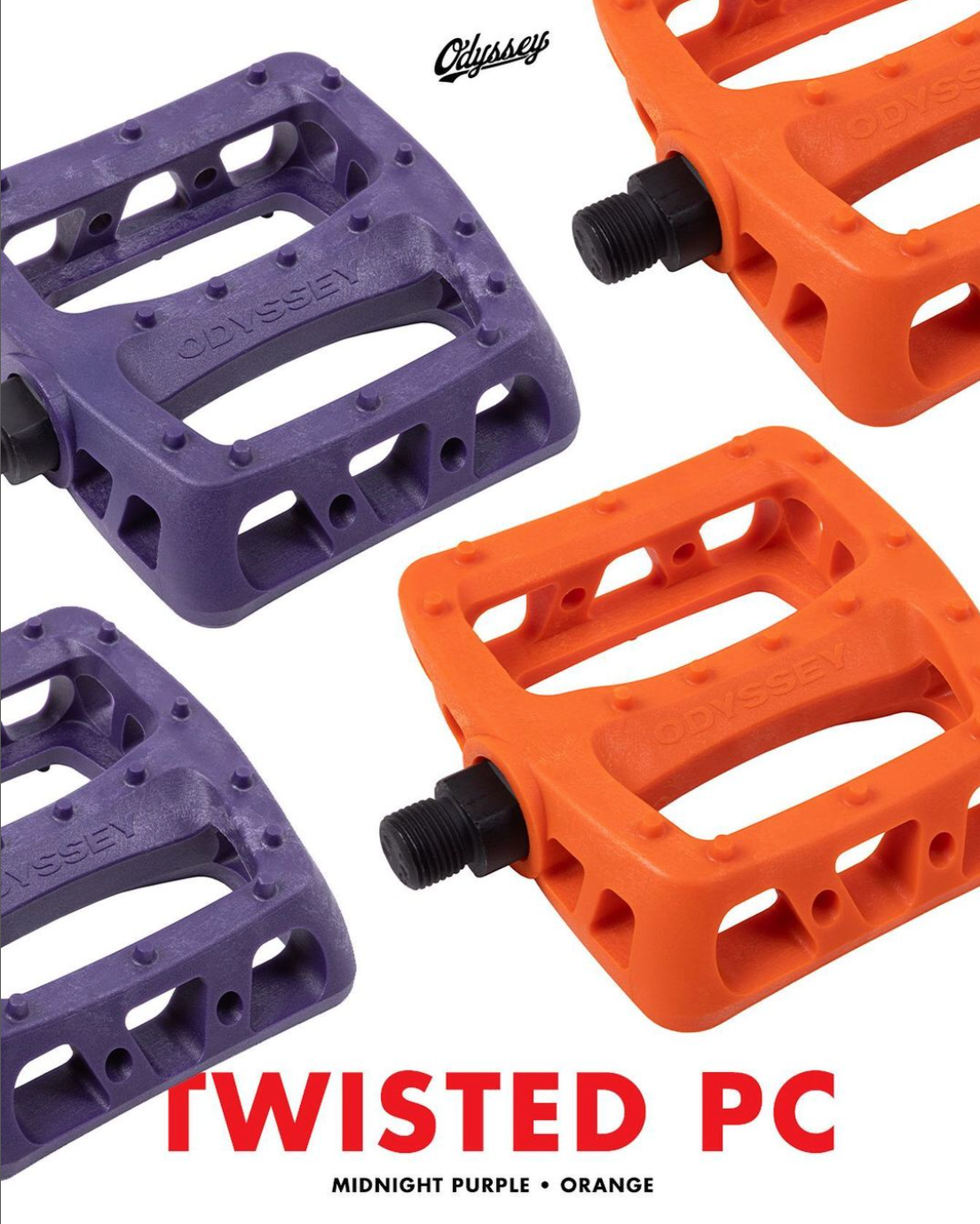 odyssey twisted pc pedals midnight purple or orange