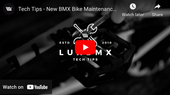 New BMX Bike Maintenance | Lux BMX