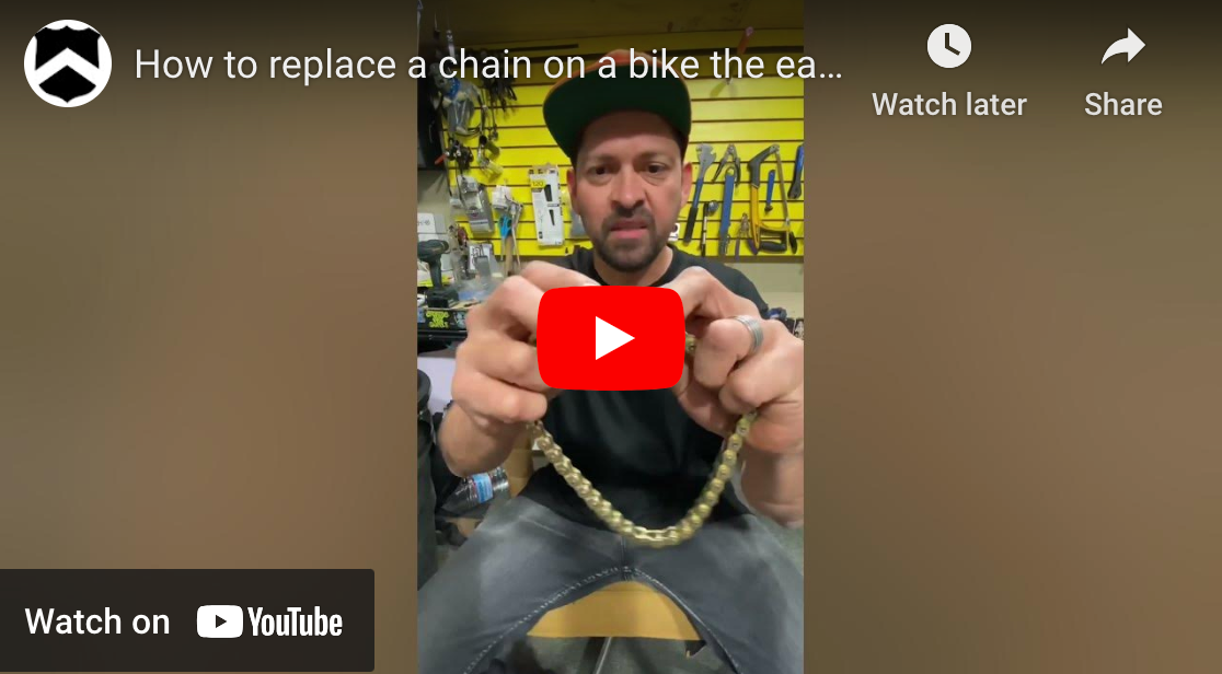 how to install a chain on a bicycle sizing & installation 