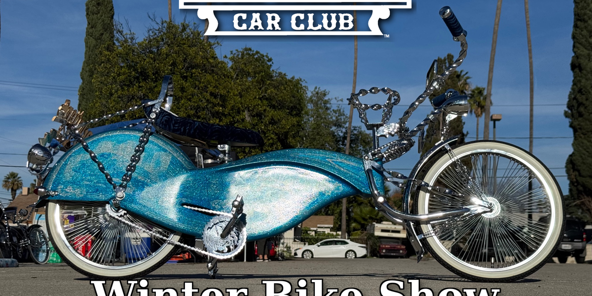 Manopole Bici Custom Blue/Chrome Swirl - Impugnature Lowrider Beach Cruiser Vintage