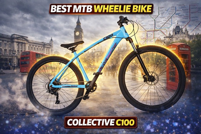 Collective C100 wheelie bike review close up