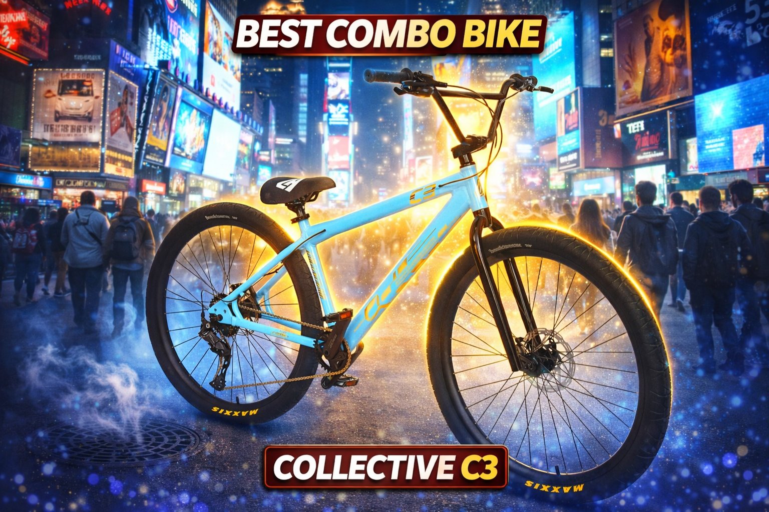 Collective C3 big wheel BMX bike for combo tricks