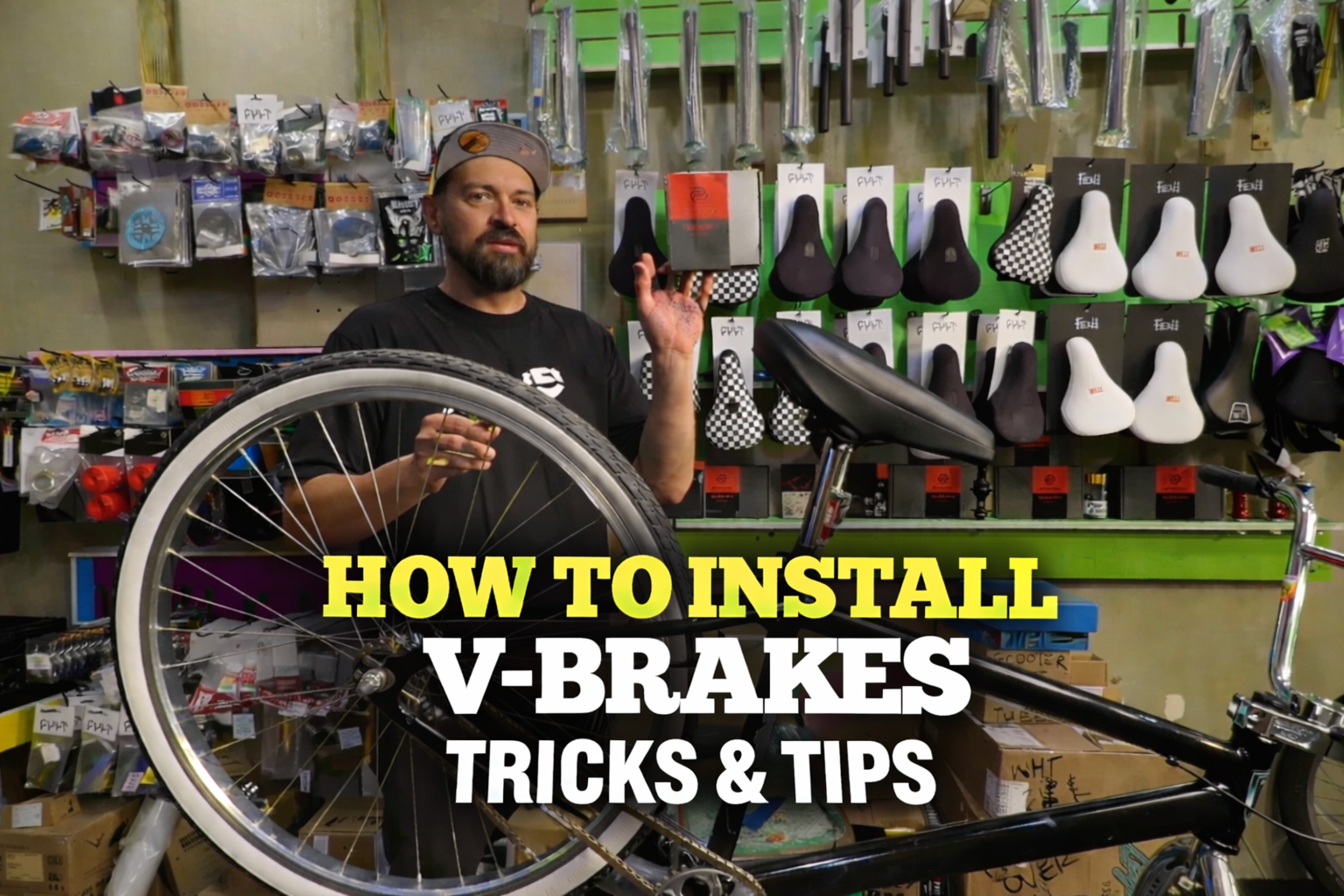 stacked bmx shop show you tricks and tips to install and adjust your bmx v-brakes