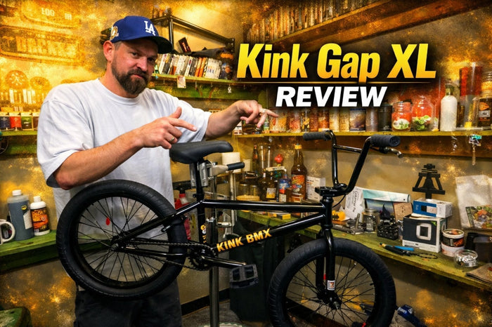Image of Stacked BMX Shop reviewing the Kink Gap XL, BMX for adult with a 20" wheel
