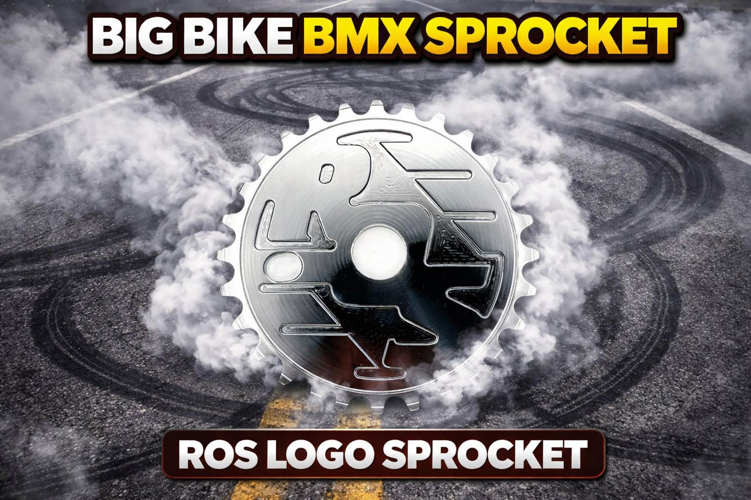 ROS Logo BMX sprocket close up product review