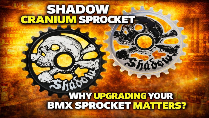 Freestyle BMX sprocket Shadow Cranium detail
