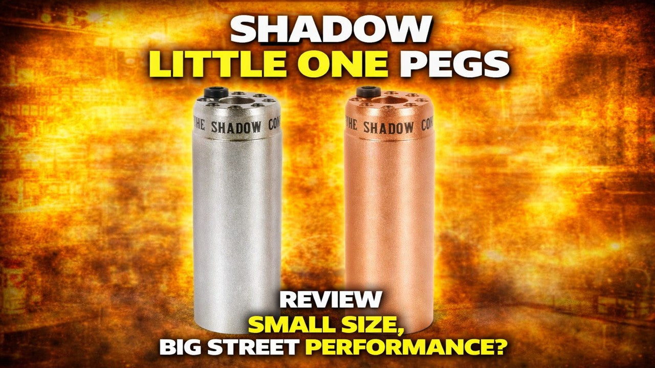 Shadow Little One BMX pegs review close up