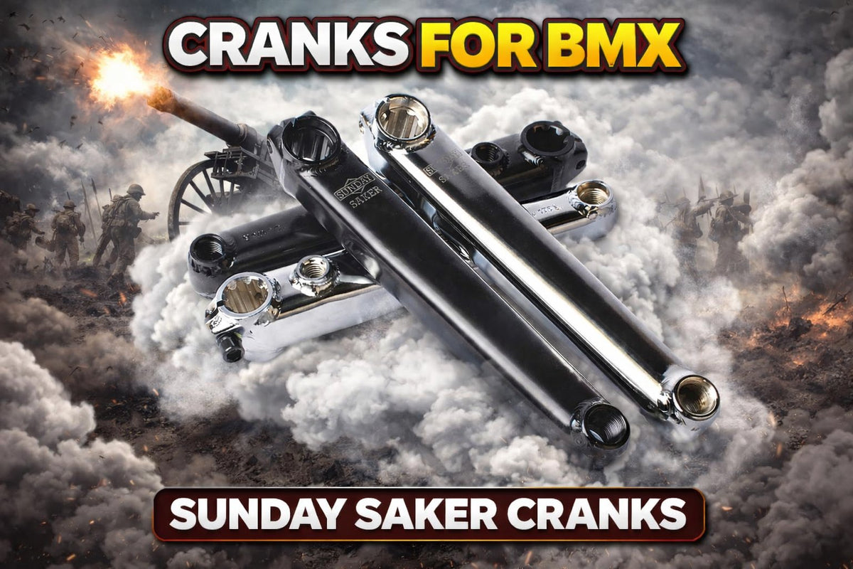Sunday Saker Cranks Review | 3-Piece BMX Crank | Stacked BMX