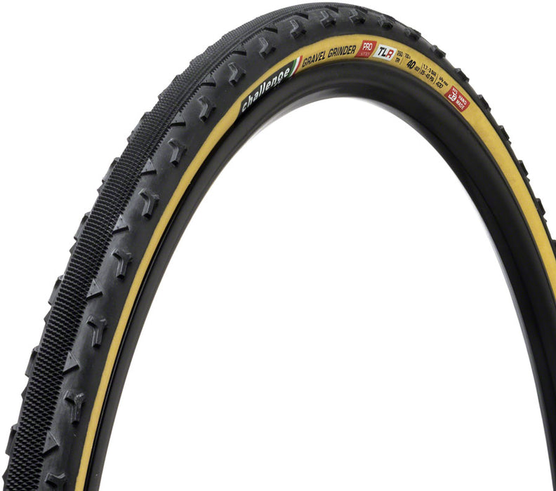 700c gravel bike tires Challenge Gravel Grinder Pro Tire 700x40C, Black