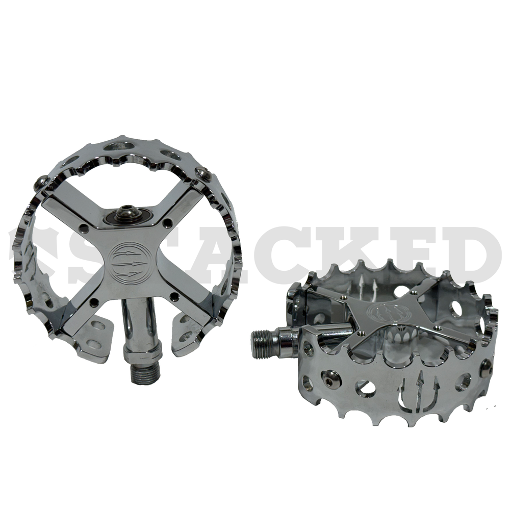 Evil Alloy Rookie Round pedals Stacked BMX Shop