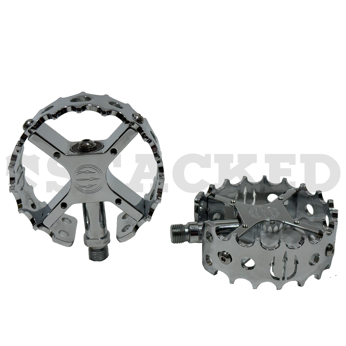 Evil Alloy Rookie Round pedals Stacked BMX Shop