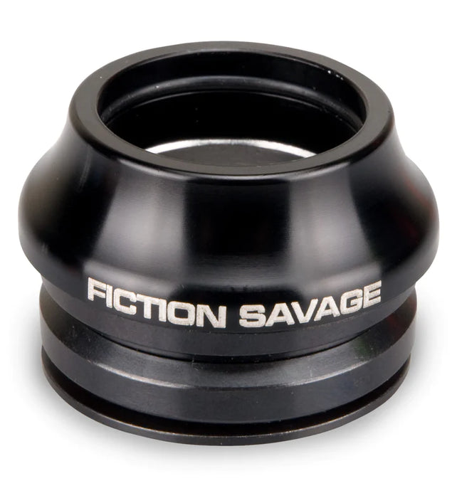 Front view of the Fiction Savage headset in black