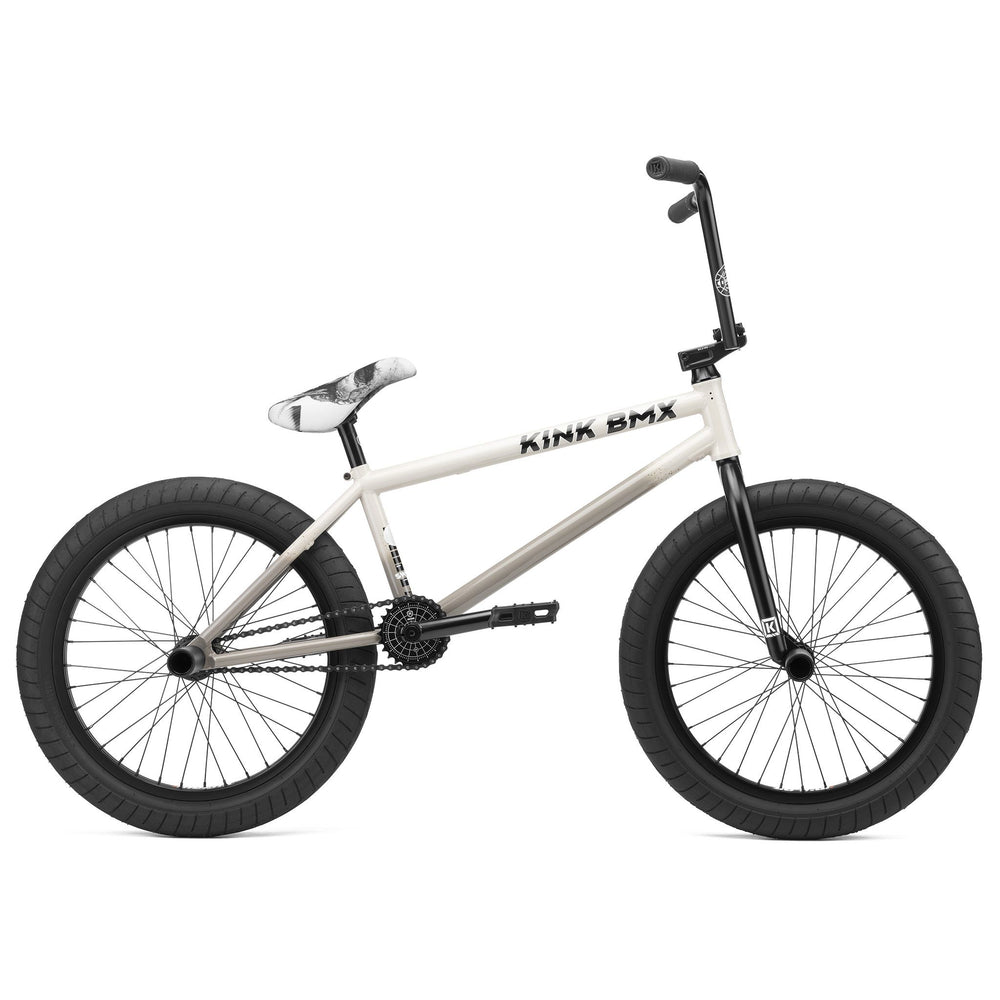 side view of the Kink Switch bmx bike in Gloss Gravity Grey