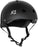 front view of mega lifer helmet in gloss black