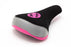 top side angle view of ros reflective seat in pink