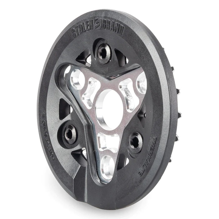 side view of sumo guard sprocket in polished