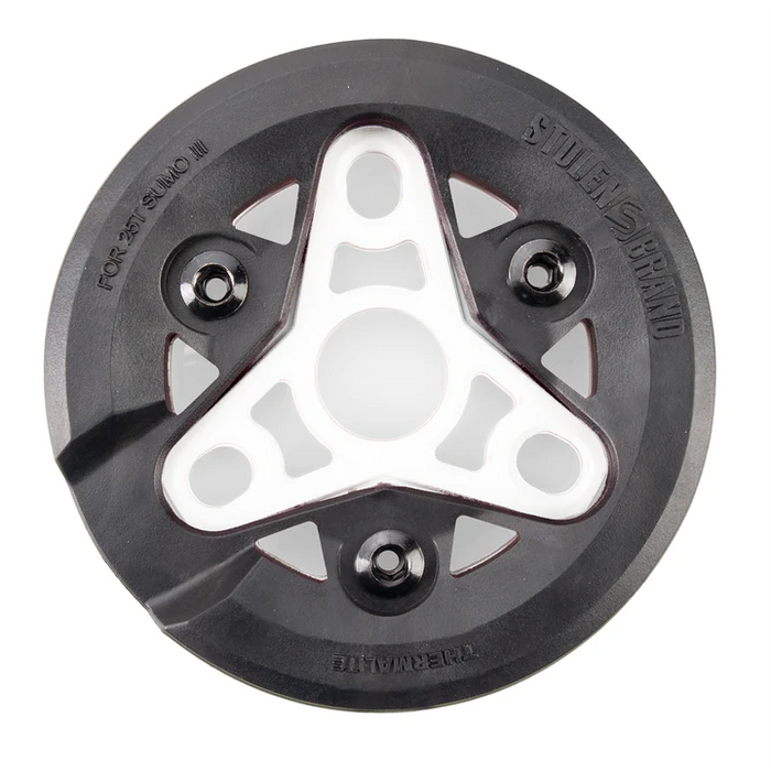 side view of sumo guard sprocket in white