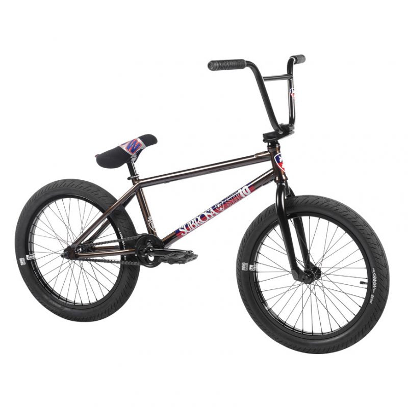 Side view of subrosa novus simo 10 complete bike in black