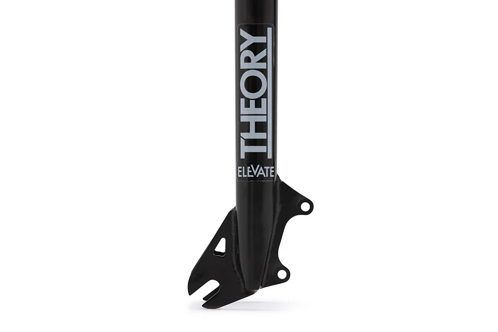 Theory Elevate 29 inch BMX fork disc brake tab close up
