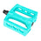 top view of fiction thermolite pedal in teal