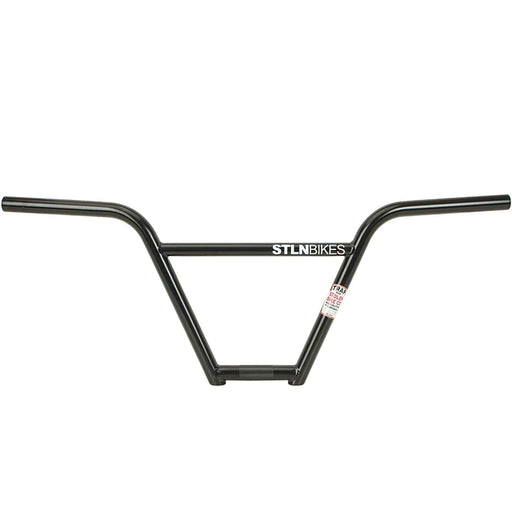 Front view of the Stolen Trap 4-piece bars in black