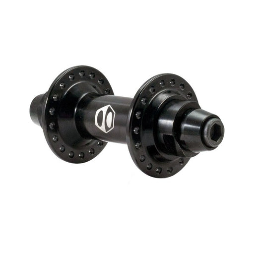 front view of the box thre pro disc hub in black