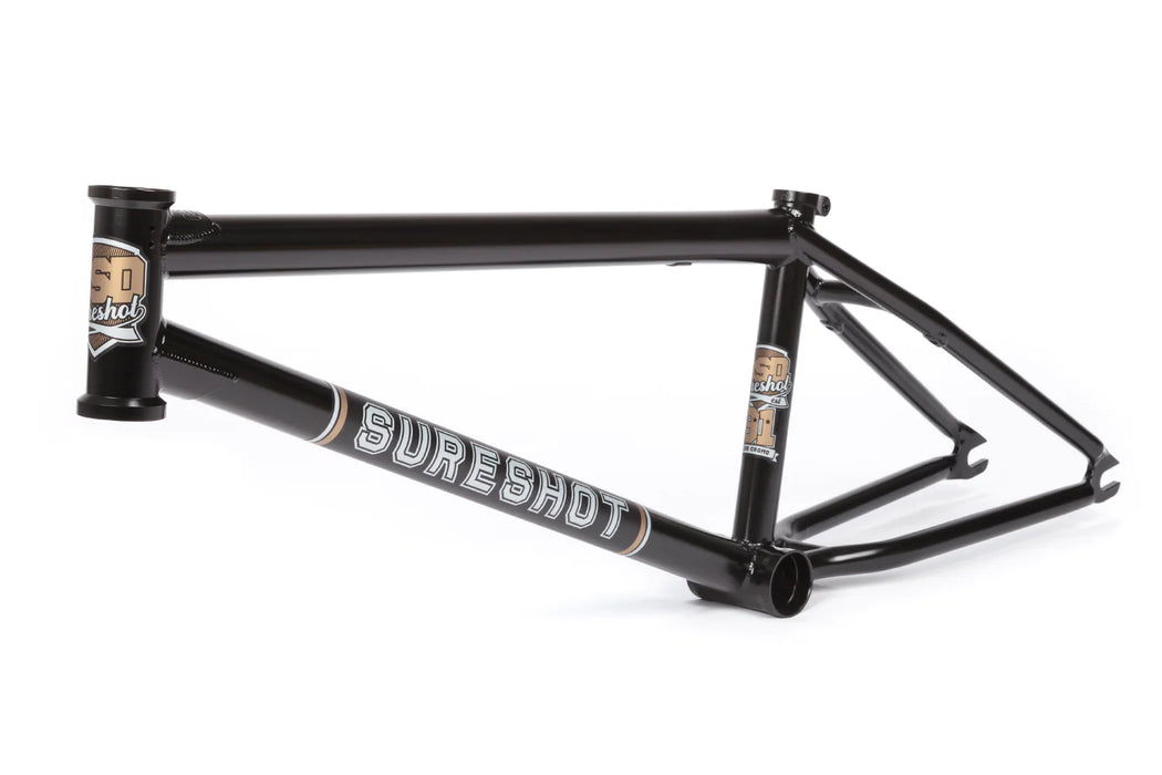 Side view of the BSD Sureshot frame in black